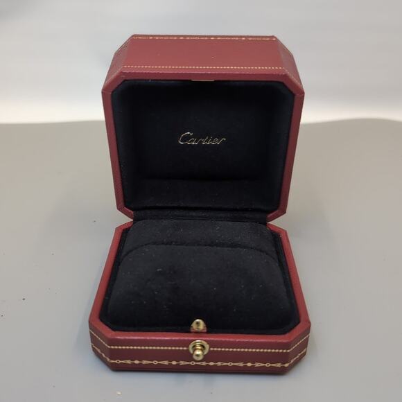 Cartier Jewelry Ring Case Box Red - Picture 2 of 9